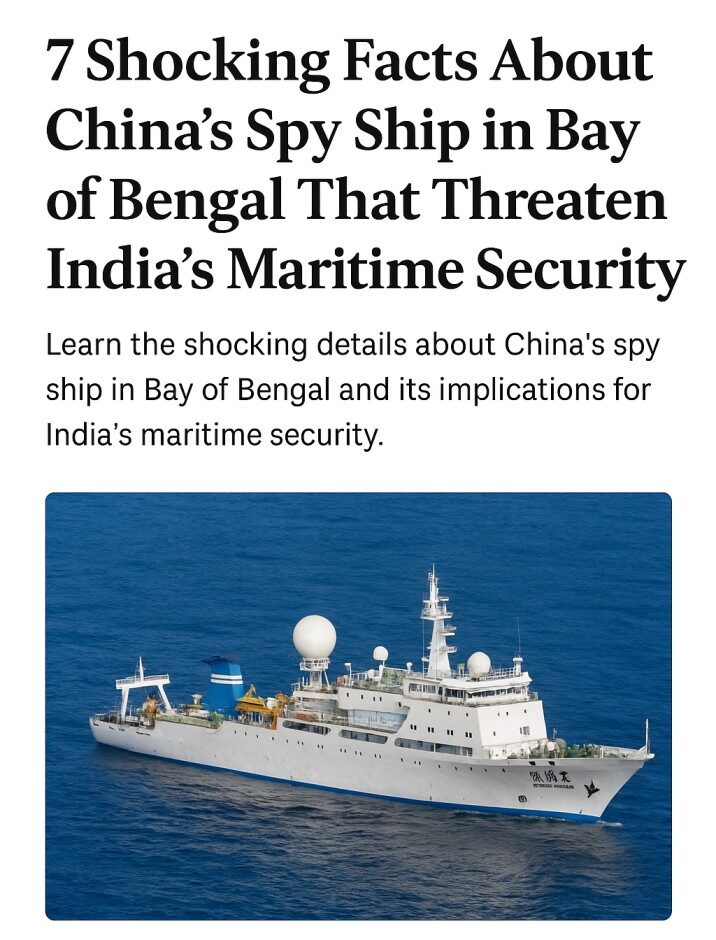 China's Secret Spy Ship in the Bay of Bengal